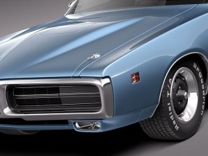 Dodge Charger 1971 3D Модель