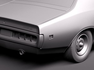 Dodge Charger 1971 3D Модель
