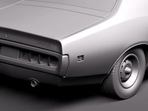 Dodge Charger 1971 3D Model