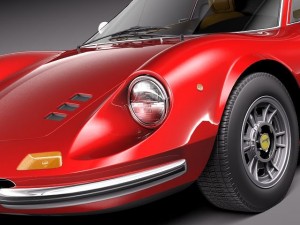 Ferrari Dino 246 GT 1969 Modèle 3D