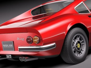 Ferrari Dino 246 GT 1969 Modèle 3D