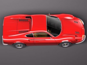 Ferrari Dino 246 GT 1969 Modèle 3D