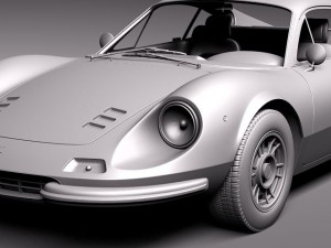 Ferrari Dino 246 GT 1969 Modèle 3D