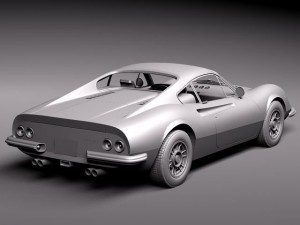 Ferrari Dino 246 GT 1969 Modèle 3D