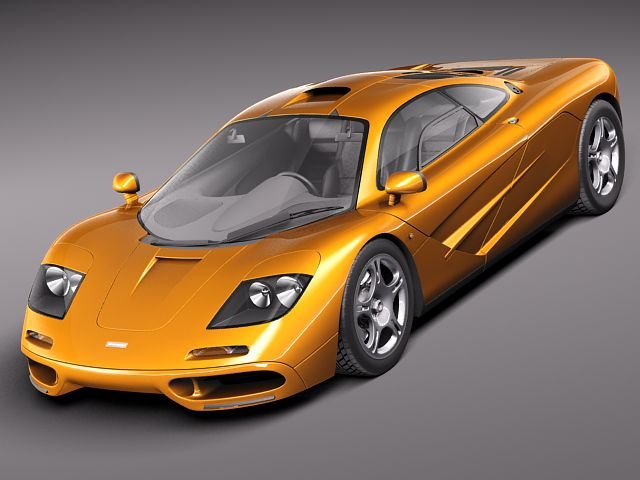 McLaren F1 1994-1998 3D Model .c4d .max .obj .3ds .fbx .stl .blend