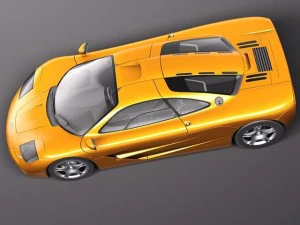 McLaren F1 1994-1998 3D Model