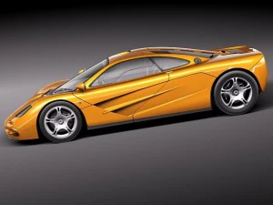 McLaren F1 1994-1998 3D Model