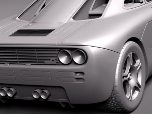 McLaren F1 1994-1998 3D Model