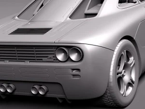 McLaren F1 1994-1998 3D Model