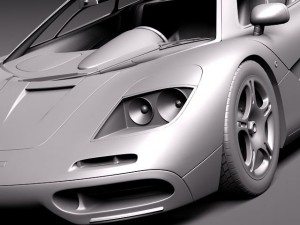 McLaren F1 1994-1998 3D Model