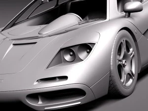 McLaren F1 1994-1998 3D Model