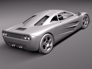 McLaren F1 1994-1998 3D Model