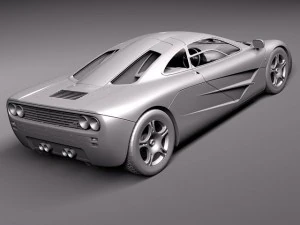 McLaren F1 1994-1998 3D Model