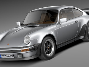 Porsche 911 930 Turbo 1975 3D Model