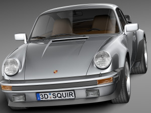 Porsche 911 930 Turbo 1975 3D Модель