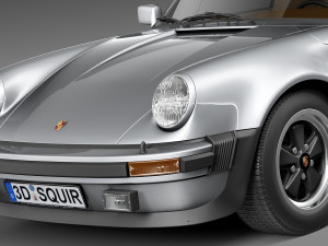 Porsche 911 930 Turbo 1975 3D Модель