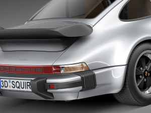 Porsche 911 930 Turbo 1975 3D Модель