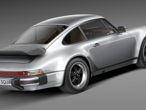 Porsche 911 930 Turbo 1975 3D Модель