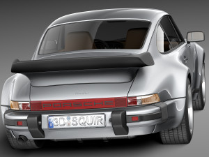 Porsche 911 930 Turbo 1975 3D Модель