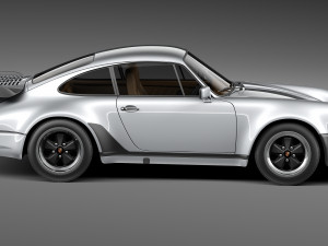 Porsche 911 930 Turbo 1975 3D Модель