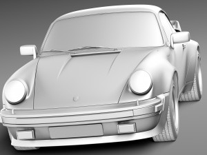 Porsche 911 930 Turbo 1975 3D Модель