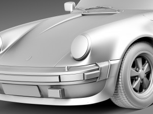 Porsche 911 930 Turbo 1975 3D Модель