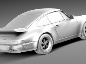 Porsche 911 930 Turbo 1975 3D Модель