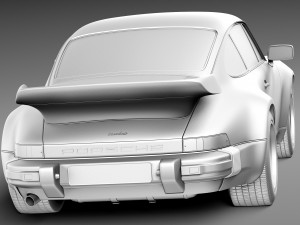 Porsche 911 930 Turbo 1975 3D Модель