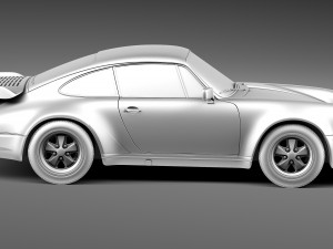 Porsche 911 930 Turbo 1975 3D Модель