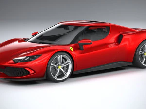 Ferrari 296 GTB 2022 3D Model