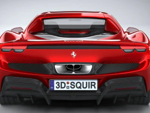 Ferrari 296 GTB 2022 3D Model