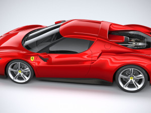 Ferrari 296 GTB 2022 3D Модель