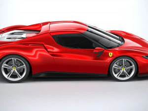 Ferrari 296 GTB 2022 3D Model
