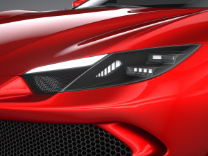 Ferrari 296 GTB 2022 3D Модель