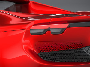 Ferrari 296 GTB 2022 3D Модель