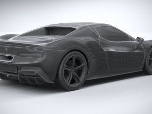 Ferrari 296 GTB 2022 3D Модель