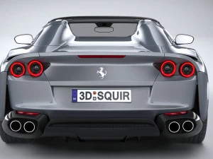 Ferrari 812 GTS 2020 3D Model