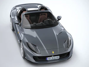 Ferrari 812 GTS 2020 3D Model