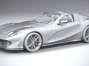 Ferrari 812 GTS 2020 3D Model
