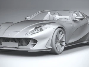 Ferrari 812 GTS 2020 3D Model
