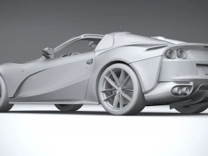 Ferrari 812 GTS 2020 3D Model