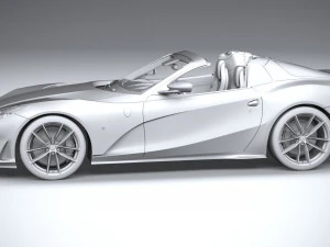 Ferrari 812 GTS 2020 3D Model