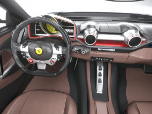 Ferrari 812 GTS 2020 3D Model