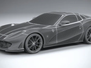 Ferrari 812 GTS 2020 3D Model