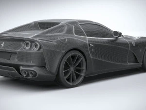 Ferrari 812 GTS 2020 3D Model