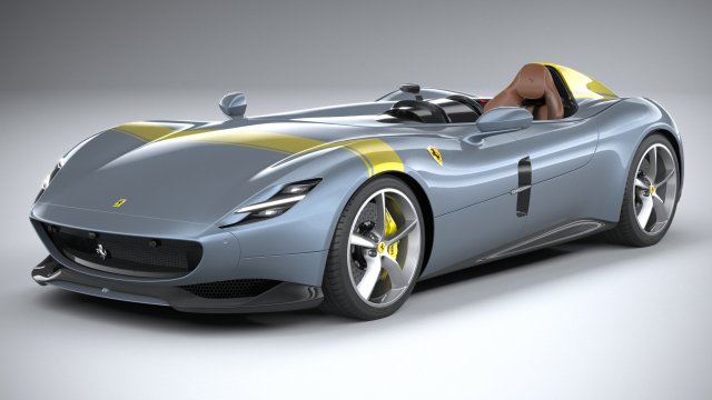 Ferrari Monza Sp1 2019 3D Модель In Спортивные 3DExport
