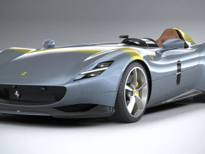 Ferrari Monza SP1 2019 3D Model