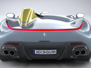 Ferrari Monza SP1 2019 3D Model