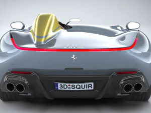 Ferrari Monza SP1 2019 3D Model