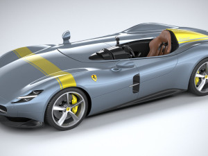 Ferrari Monza SP1 2019 3D Model